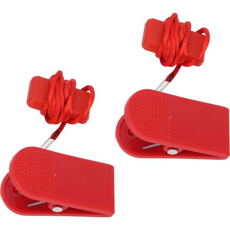 llaves de seguridad para cinta de correr, interruptor magnético de seguridad para fitness, 20 x 35 mm/0,8 x 1,4 pulgadas (1/5)