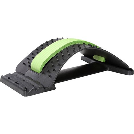 Rückenkorrektor – 1 Stück – Ergonomisches ABS – Verstellbare Lendenwirbelstütze – Ideal für Zuhause, Büro und Sport – Schwarz (1/5)
