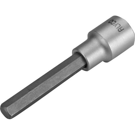 Llave de vaso larga 1/2' con punta hexagonal 7x100 mm ALYCO