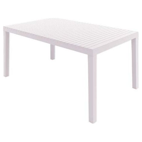 Tableau extérieur rectangulaire 150x90 cm avec structure de résine et plan à effet à lattes de palais