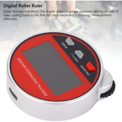 Règle Roulante - Électronique - Mesure Longue Distance Jusqu'à 199,999 M - Écran LCD - Stockage Données - 1 Pièce (1/5)