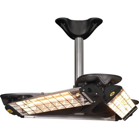 FIORE Triangolo 3600 halogen infrared ceiling heater IP65