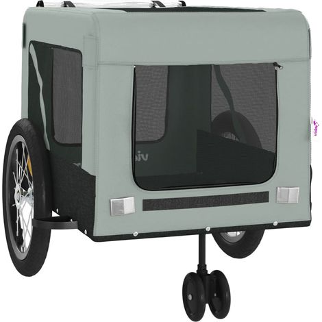 Rimorchio/carrello per animali domestici grigio 020044263
