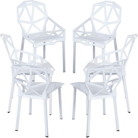 Packs Sillas Comedor - Pack 6 Sillas Omega - Blanco (1/5)