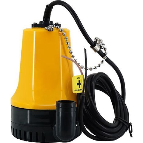Pompe submersible, 50W 12V pompe à eau submersible portable, pour eau propre/sale, pour étang de jardin, piscines (1/5)