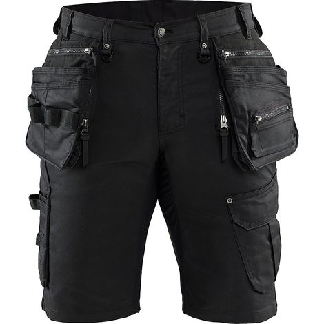 Short de travail X1900 artisan Stretch 2D 1992 - Noir/Noir S - FR(40) - SE(C46) - Standards