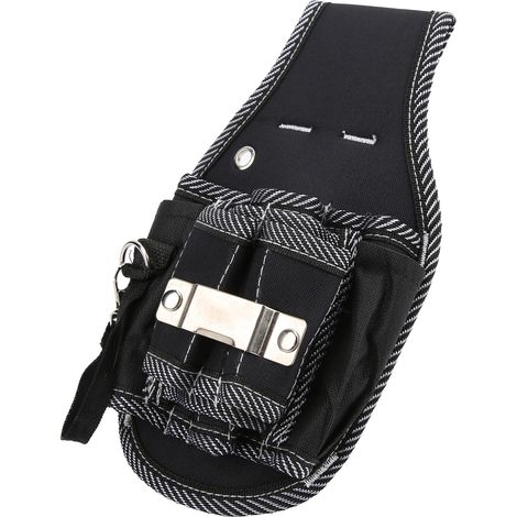 Sacoche ceinture multifonction 9-en-1 pour outils électriques, porte-perceuse, poche de ceinture réglable, étui à outils de chantier. (1/5)