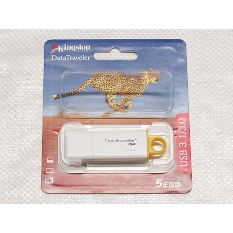 8GB USB Drive - Kingston DataTraveler G4 Data Transfer Storage Flash Stick Memory Portable