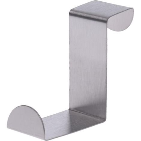 Crochets de porte en acier inoxydable, supports à vêtements pour tiroirs de placards de cuisine ou crochets de 4,5 cm. 4.5CM (1/5)
