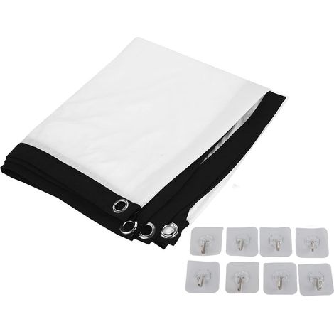 Écran de projection HD 16:9, pliable et portable, image ultra claire, diffusion uniforme de la lumière, idéal pour home cinéma, salle de classe, conférence (1/5)