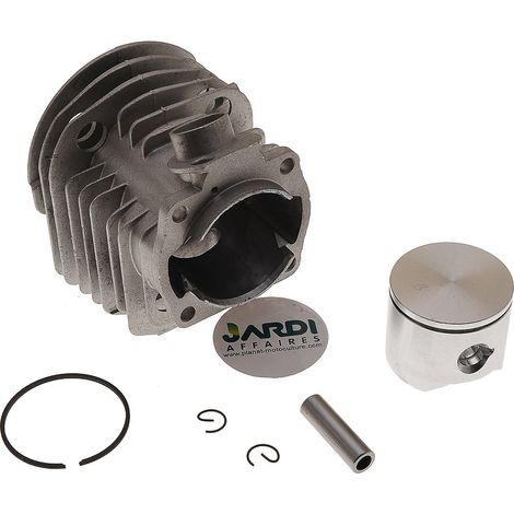 Jardiaffaires – Cylindre piston 45mm pour tronçonneuse Husqvarna 50, 51, 55 – Kit complet avec joints et segments – Remplacement 503168301