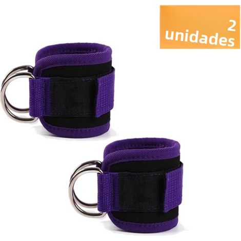 (Modèle 2 pièces) Sangle d'entraînement pour les jambes et les hanches fixée par vis avec support de genou réglable (1/5)