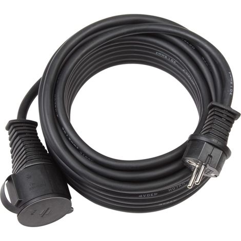 Brennenstuhl 1166810 Alimentazione Prolunga Nero 10.00 m H07RN-F 3G 2,5 mm² (1/4)