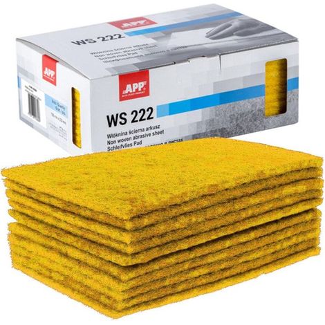 Fibre abrasif - Pour ponceuse - Micro grain - 150x230mm - 10 pièces - APP WS 222 (1/5)