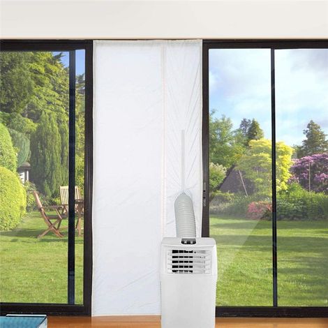 JSSEVN - (210x90 cm) Sliding Door Seal for Portable Air Conditioner and Tumble Dryer - Works with All Portable Air Conditioning Units (1/5)