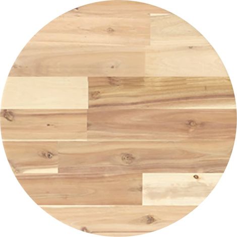 Dessus de table Dessus de bureau Plateau de table rond Ø40x4 cm bois massif d'acacia