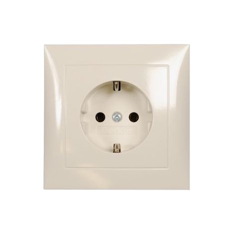 Berker prise SCHUKO complète avec plaque S.1 blanc polaire brillant