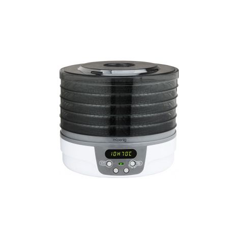Essicatore alimenti 5 ripiani, 40-70°C, 250W (1/6)