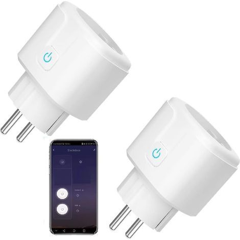 Enchufe inteligente Zigbee 3.0, compatible con Alexa y Home Assistant, control mediante aplicación para smartphone iOS y Android, para uso en oficina y hogar, con función de temporizador para programa (1/5)