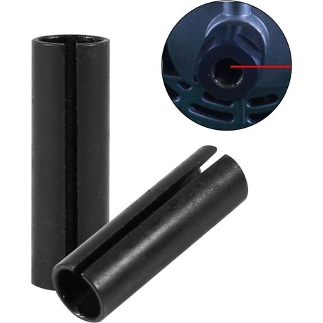 collet adaptateur, 8mm à 6.35mm 1/4 '' outil de gravure en acier adaptateur de routeur pour pince de serrage (1/5)