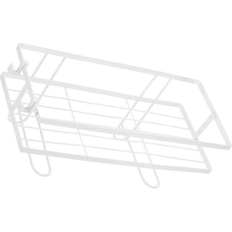 Étagère de Rangement pour Toilettes en Fer Blanc sans Perçage, Organisateur Pratique et Élégant pour Salle de Bain, Rangement -Dessus des Toilettes Facile à Installer (1/5)