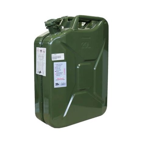 Bidón metálico de 20 litros - dimensiones 47 x 36 x 17 cm - código DF 5074864