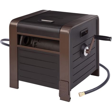 Boîte de rangement pour tuyau d'arrosage Bronze 200 pi (1/5)