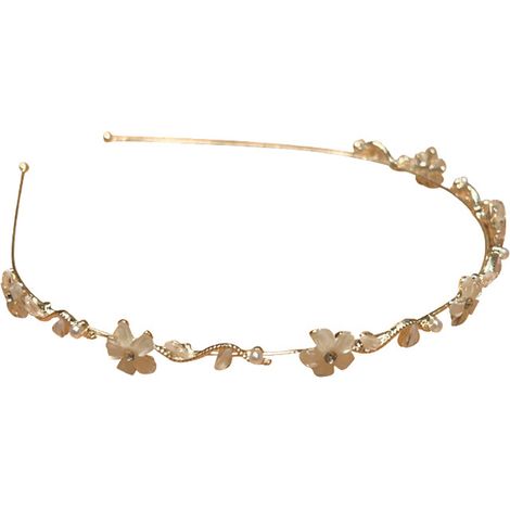 Diadema - Plata - Flores - Para Comunión Boda Confirmación - Niñas y Adultas - 1 Unidad (1/5)