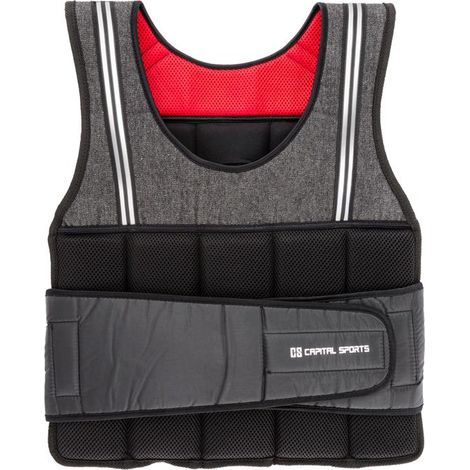 Vestpro 10 Gilet lesté pour musculation 10 kg 23 poids (1/5)