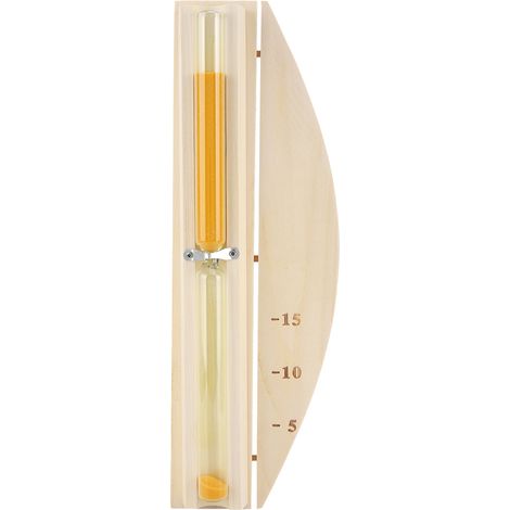 Sablier de luxe 15 minutes, horloge à sable pour sauna, décoration intérieure, compteur de temps élégant (1/5)