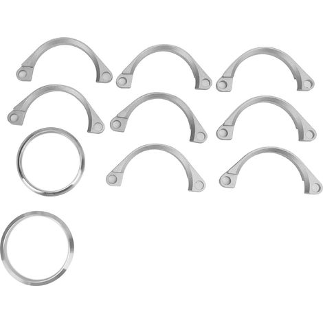Collier de serrage de tuyau d'échappement en métal pour BMW E46 M3 (2000-2006) - Pièce de rechange automobile 0747180984712 (1/5)