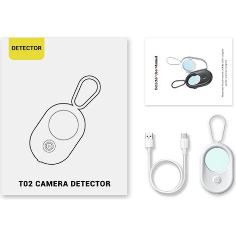 Filiyano-Détecteur infrarouge portable T02 pour hôtels, intelligent, anti-photographie furtive, anti-espionnage, anti-enregistrement, anti-caméra (1/5)