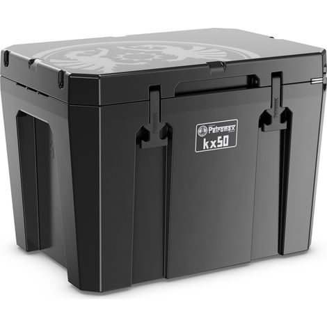 Petromax Kühlbox 50 Liter Schwarz KX50-BLACK für Camping, Angeln und Picknick / Stromunabhängig