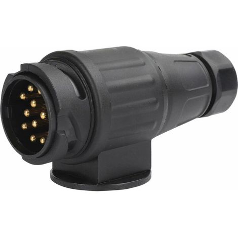 VURAHOME - Prise De Remorque 13 Broches, 12V 13 Pôles Remorque Caravane Connecteur De Câblage Électrique Adaptateur Barre De Remorquage Convertisseur (1/5)