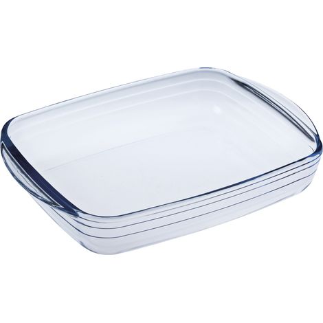 Fuente rectangular 31x20x6cm 2,1 litros borosilicato Mediterráneo (1/5)