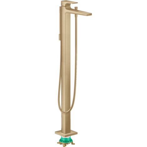 Mezclador de bañera independiente HANSGROHE Metropol en bronce cepillado + cuerpo empotrado
