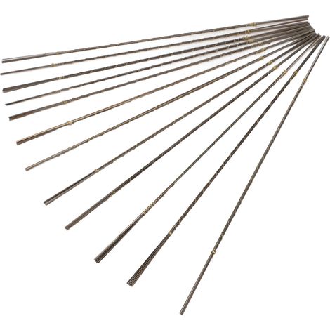 144 lames de scie à chantourner hélicoïdales haute dureté, outils de coupe de métaux avec dents hélicoïdales 7/0 (1/5)