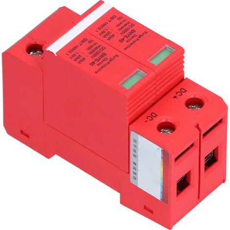 Photovoltaik-Gleichstrom-Überspannungsschutz 2P Netzgekoppelter Photovoltaik-Niederspannungsableiter DC1000V (1/5)