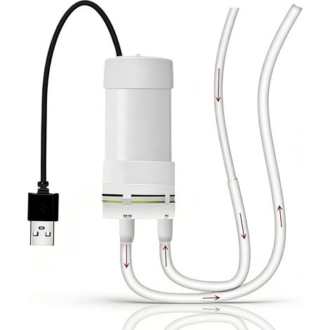 1 Pompe à eau, USB 5V, Auto-amorçante, Tuyau PVC, Aquarium, Jardin (1/5)