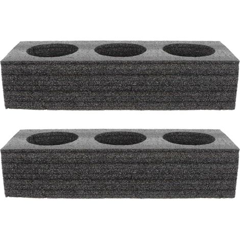 2 Porte-gobelets En Mousse, Anti-choc, Pour Bouteilles Et Tasses, Idéal Fête Camping