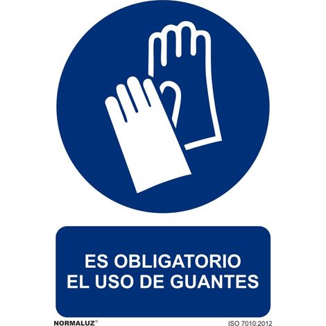 Uso obligatorio de guantes