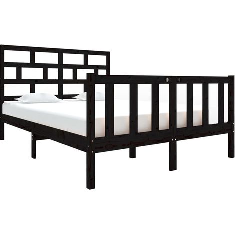 Maison Exclusive - Estructura de cama doble sin colchón madera ma (1/5)