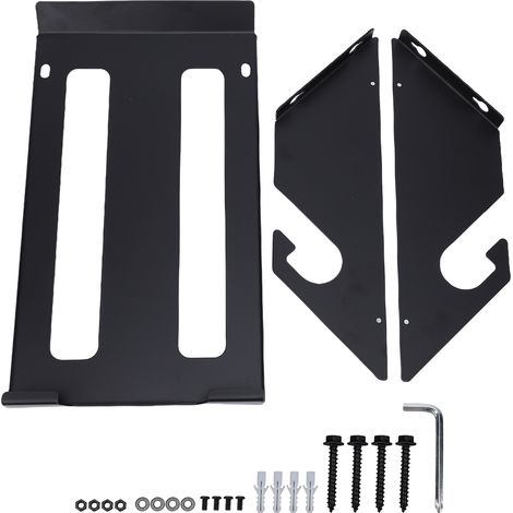 Support de scie circulaire mural, support de rangement en métal peu encombrant, organisateur d'outils pour atelier, garage et hangar. (1/4)