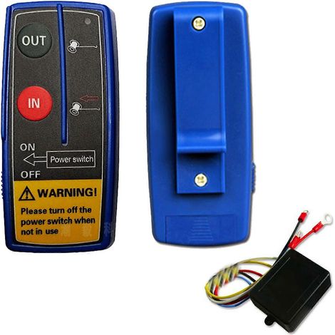 12V-24V Elektrische digitale Seilwinde zum Abschleppen und Bergen im Gelände mit drahtloser Fernbedienung