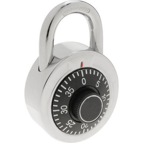 PrimeMatik - Cadenas de sécurité en acier et combinaison rotative 50mm (1/5)