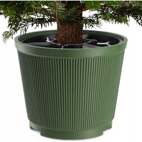 Weihnachtsbaumständer, Christbaumständer, Baumhöhe bis 250cm, Grün
