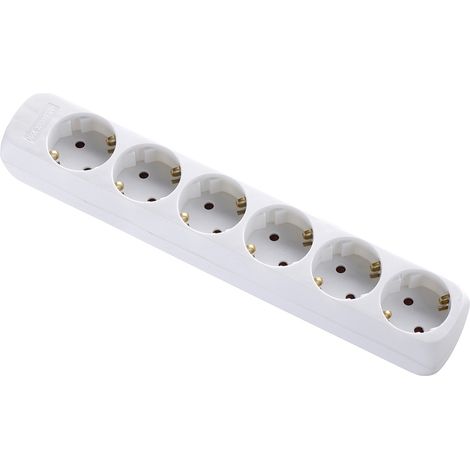 Base múltiple sin interruptor 6t 1,5 m