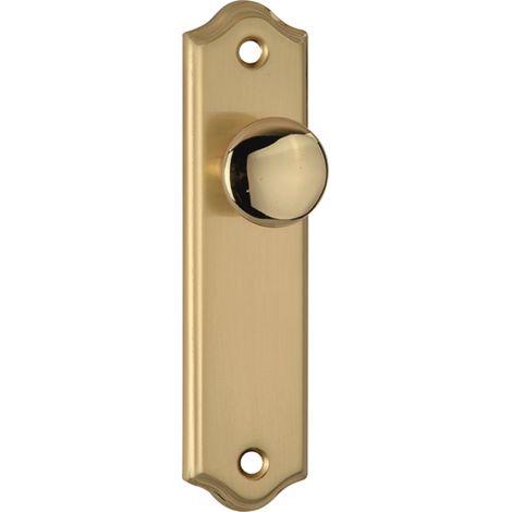 Pomo armario aluminio dorado satinado modelo 1101 125x32