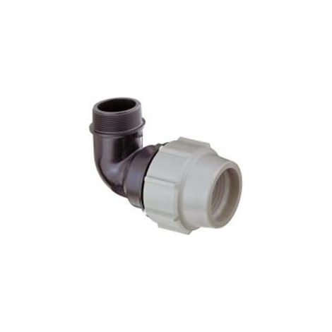 Plasson - Coude dérivation filetée 90° Ø25x3/4 - 78502507 (1/2)