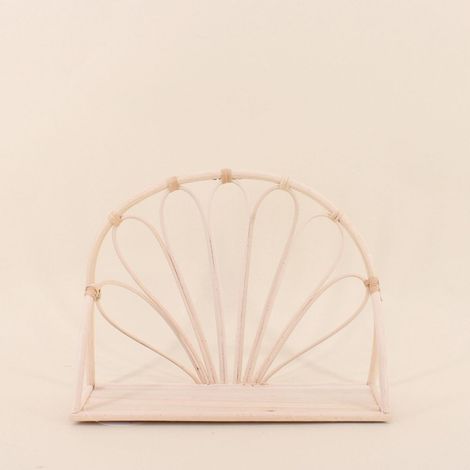 Étagère en forme d'arche en rotin 12x35x26cm (1/5)